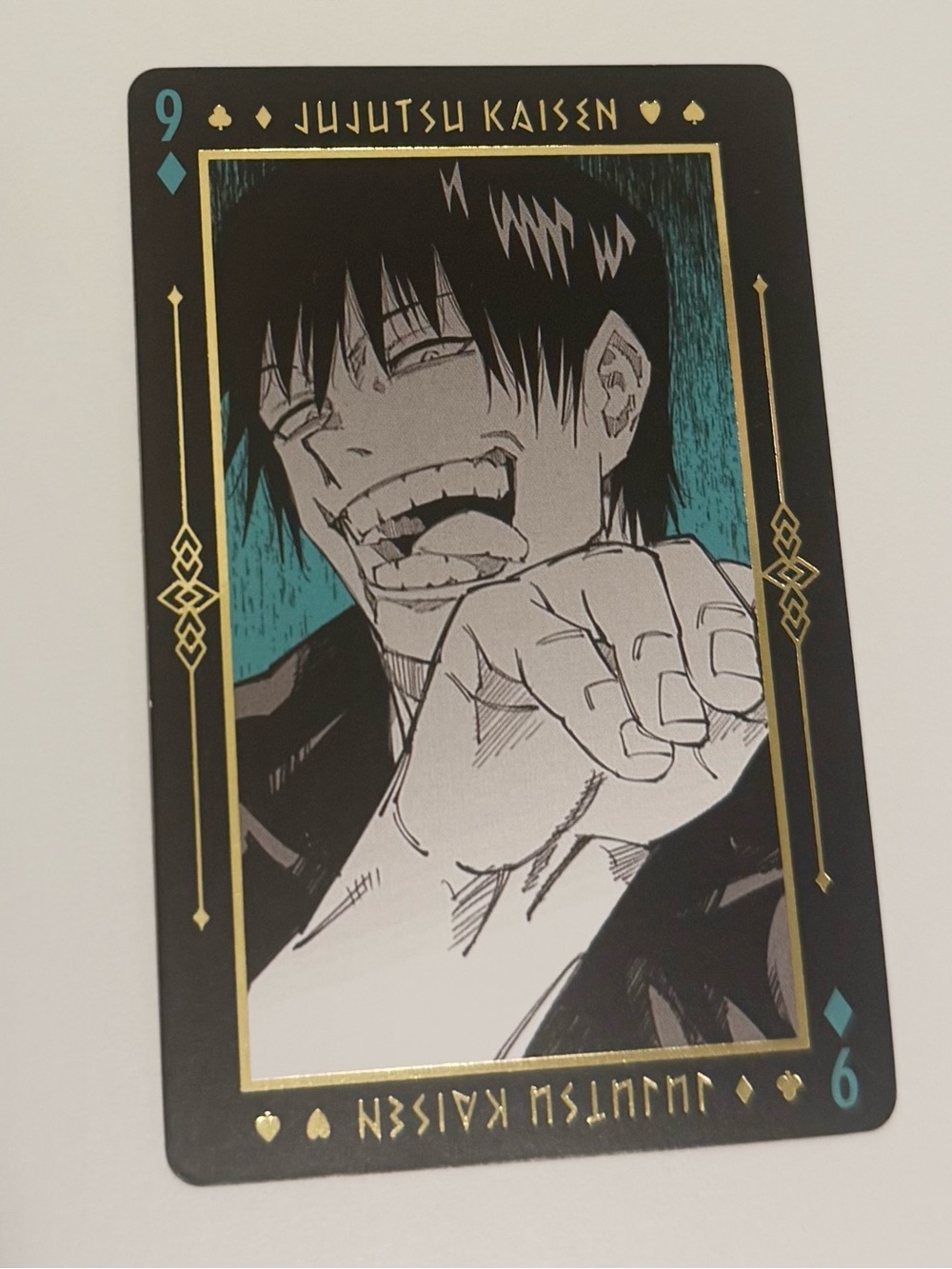 Anime collectible jujutsu kaisen Toji fushiguro card